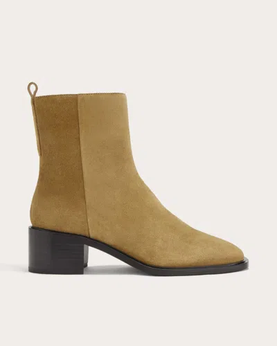 Everlane City Boot In Sand Suede In Brown