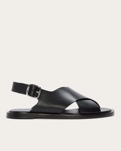 Everlane City Crossover Sandal In Black