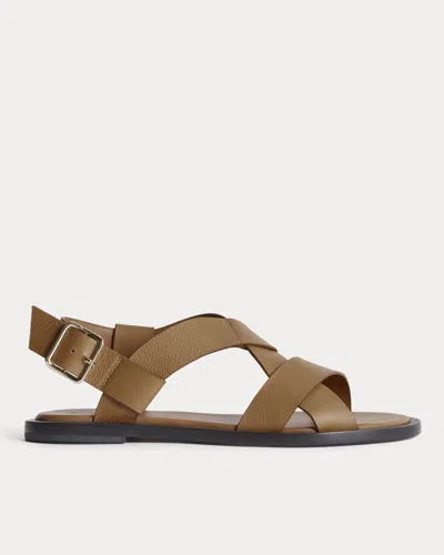 Everlane City Strap Sandal In Desert Tan In Brown