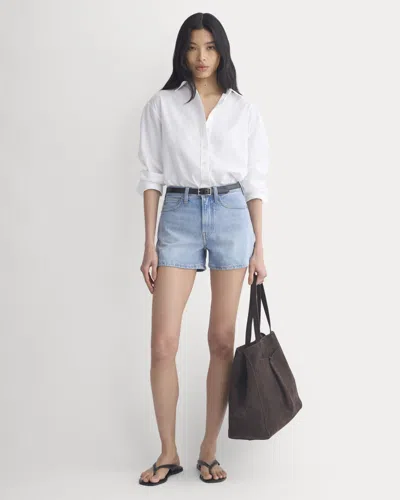 Everlane Classic Jean Short In Light Indigo In Blue