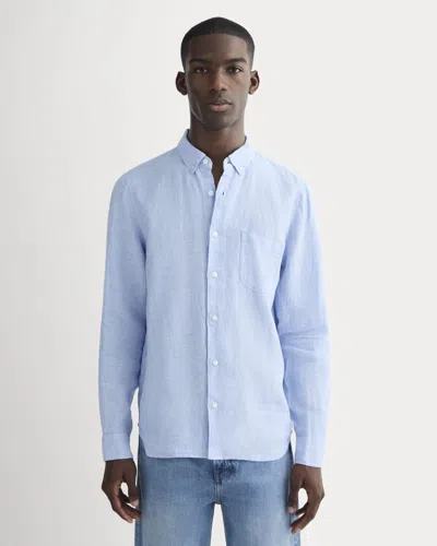 Everlane Classic Shirt In Blue