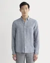 Everlane Classic Shirt In Blue
