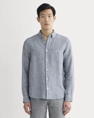 Everlane Classic Shirt In Blue