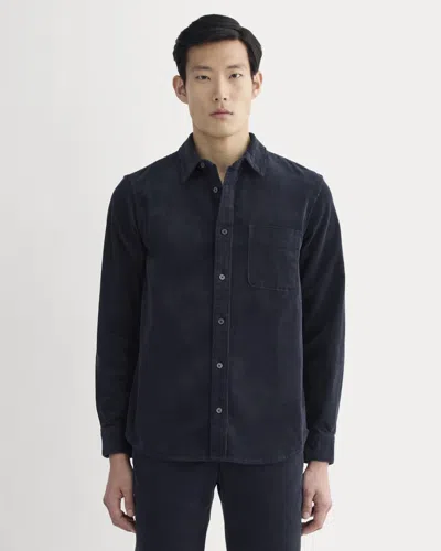 Everlane Classic Shirt In Blue