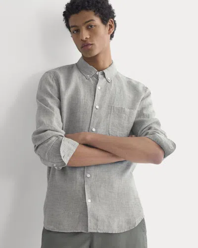 Everlane Classic Shirt In Gray