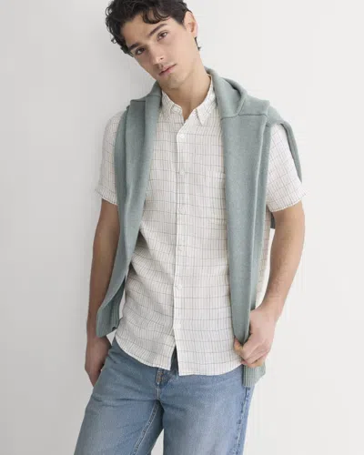 Everlane Classic Short-sleeve Shirt In White