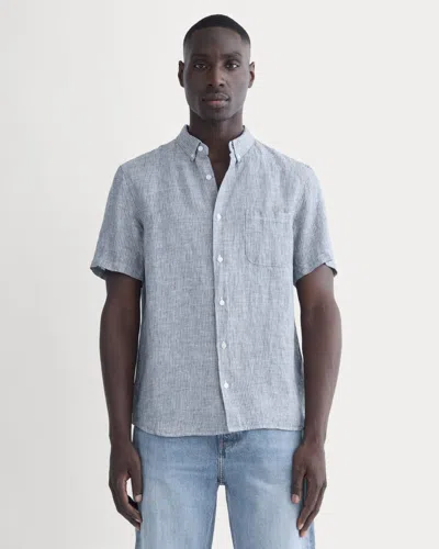 Everlane Classic Short-sleeve Shirt In Blue