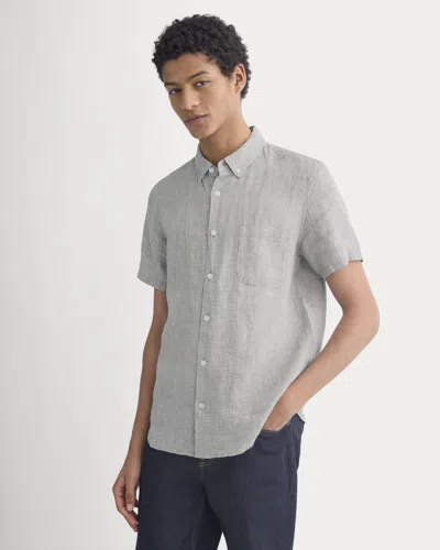 Everlane Classic Short-sleeve Shirt In Gray