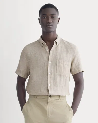 Everlane Classic Short-sleeve Shirt In Neutral