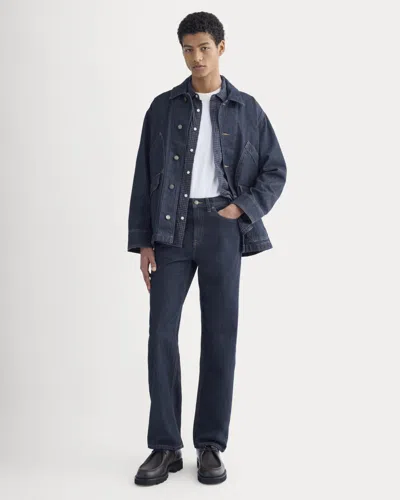 Everlane Classic Straight-fit Jean In Dark Rinse In Blue