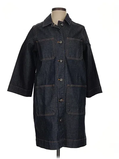 Pre-owned Everlane Coat In Blue