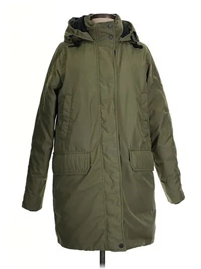 Pre-owned Everlane Coat In Green