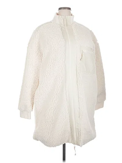 Pre-owned Everlane Coat In Ivory