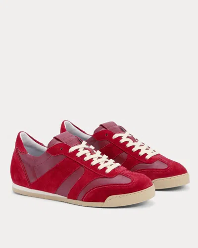 Everlane Collegium X  Pista Sneaker In Crimson | Men's In Red