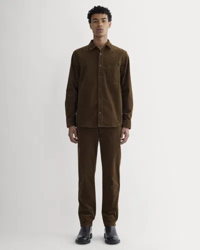 Everlane Corduroy Trouser In Cocoa In Brown