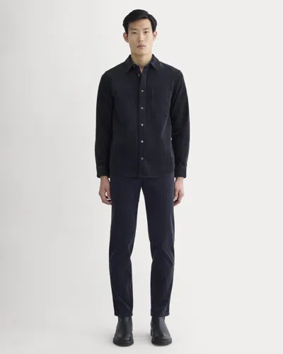 Everlane Corduroy Trouser In Navy In Blue