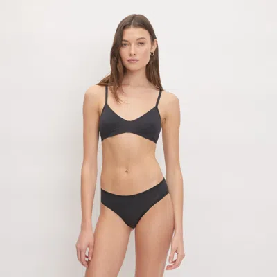 Everlane Cotton Hipster In Black