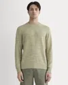 Everlane Cotton Linen Pullover In Eucalyptus In Multi