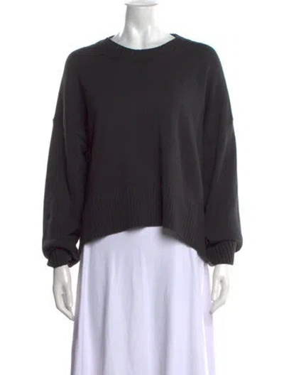Pre-owned Everlane Crew Neck Sweater In Black