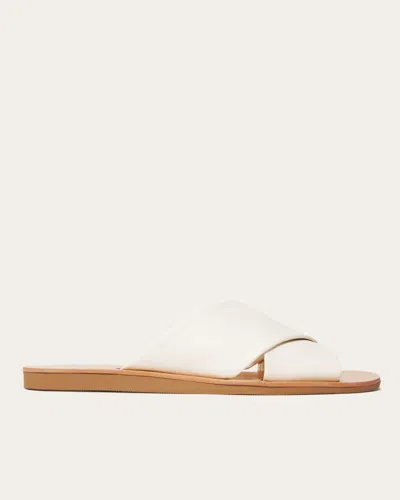 Everlane Day Crossover Sandal In Cream In White