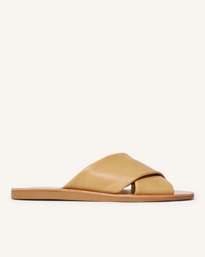 Everlane Day Crossover Sandal In Light Taupe In Brown