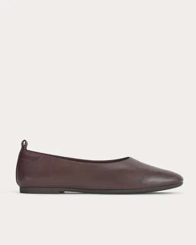 Everlane Day Glove In Burgundy In Brown