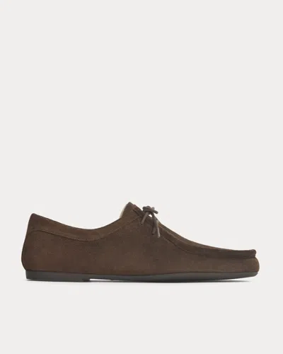 Everlane Day Leather Lace-up Shoe In Deep Brown