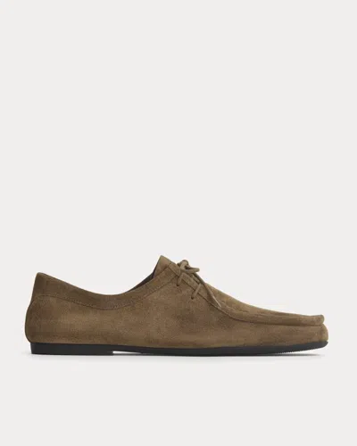Everlane Day Leather Lace-up Shoe In Farro In Brown