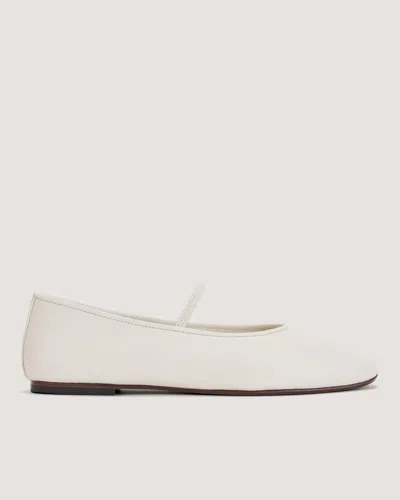 Everlane Day Mary Jane In Canvas In White