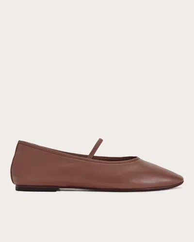 Everlane Day Mary Jane In Rum In Brown