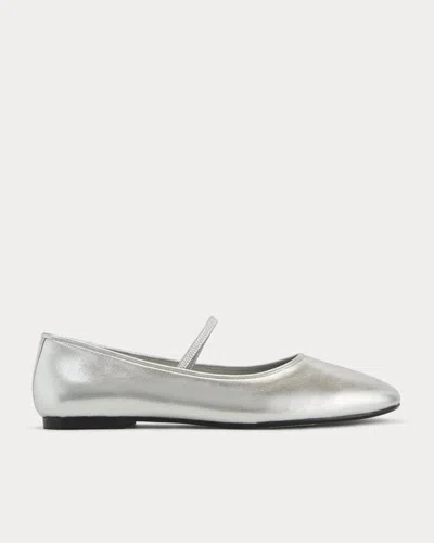 Everlane Day Mary Jane In Silver