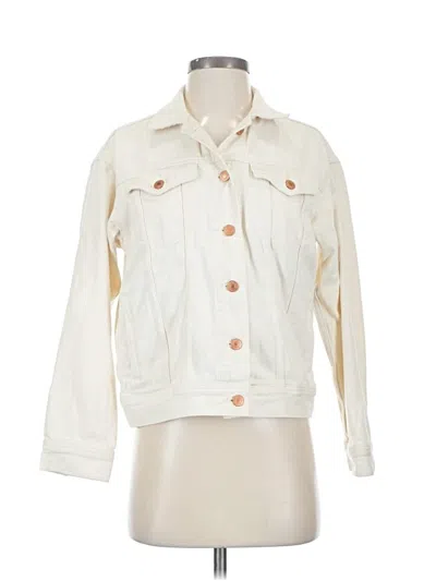 Pre-owned Everlane Denim Jacket In White
