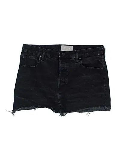 Pre-owned Everlane Denim Shorts In Black