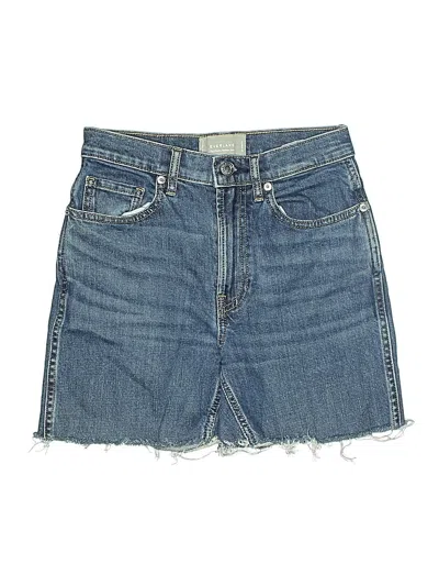 Pre-owned Everlane Denim Shorts In Blue