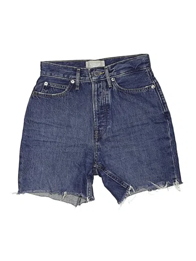 Pre-owned Everlane Denim Shorts In Blue