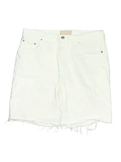 Pre-owned Everlane Denim Shorts In Ivory