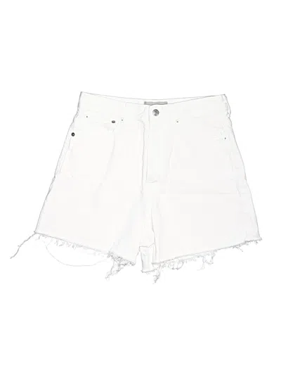 Pre-owned Everlane Denim Shorts In White