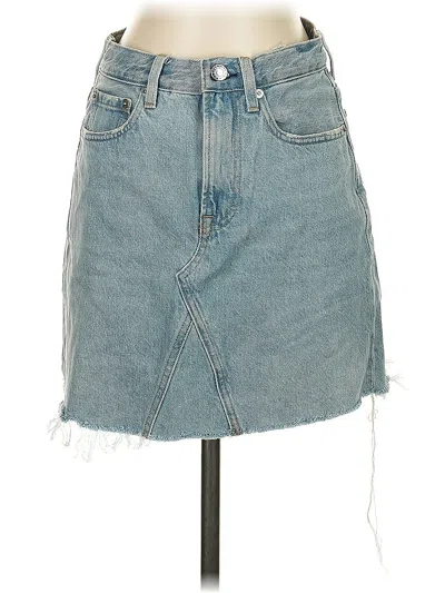 Pre-owned Everlane Denim Skirt In Blue