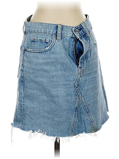 Pre-owned Everlane Denim Skirt In Blue