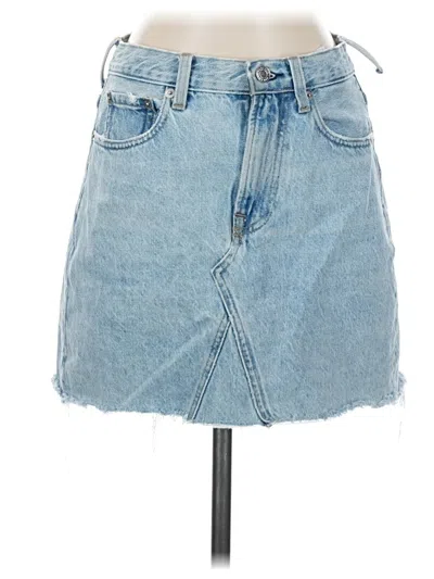 Pre-owned Everlane Denim Skirt In Blue