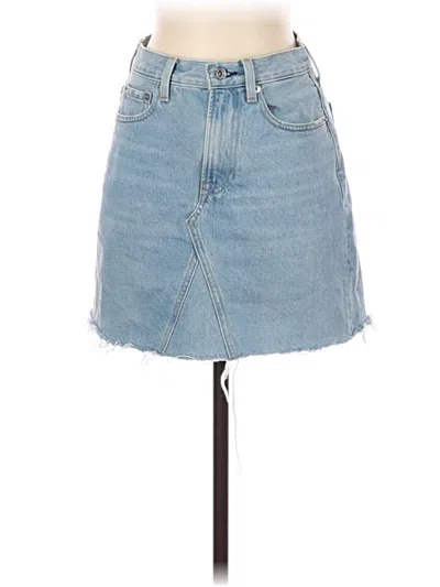 Pre-owned Everlane Denim Skirt In Blue