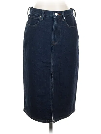 Pre-owned Everlane Denim Skirt In Blue