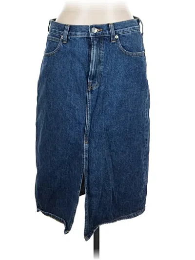 Pre-owned Everlane Denim Skirt In Blue
