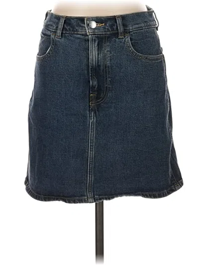 Pre-owned Everlane Denim Skirt In Blue