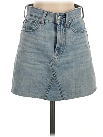 Pre-owned Everlane Denim Skirt In Blue