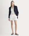 Everlane Drawstring Boxer Short In White