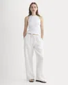 Everlane Drawstring Pant In White