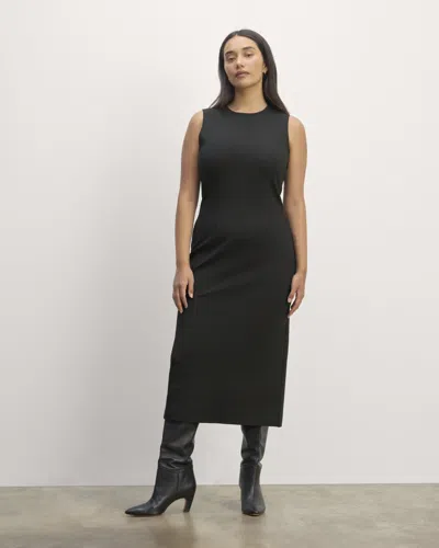 Everlane Dream '90s Midi Dress In Black