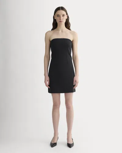 Everlane Dream Strapless Mini Dress In Black