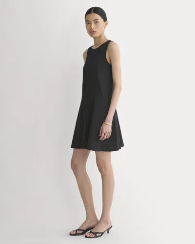 Everlane Drop Waist Mini Dress In Black